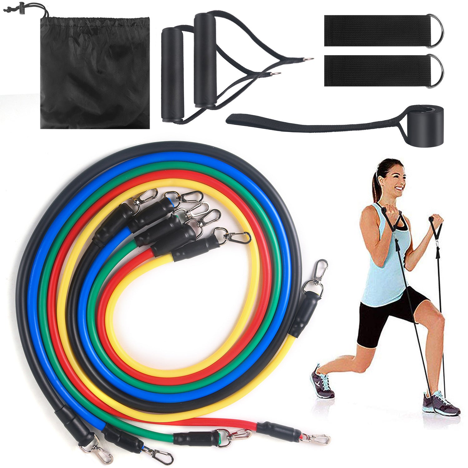 GymForce Fitness Rally Elastic Rope Resistance Band