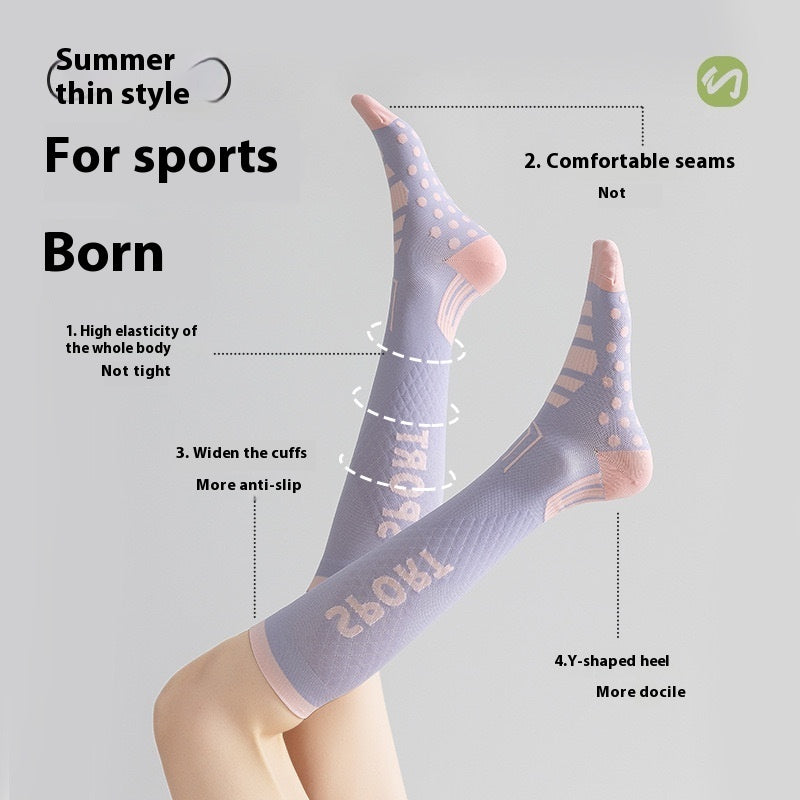 GymForce Compression Stockings Women's Fitness Running Skipping Rope