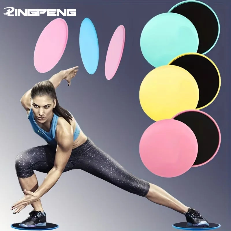 2 Pcs Yoga Sliding Discs Sliding Pads