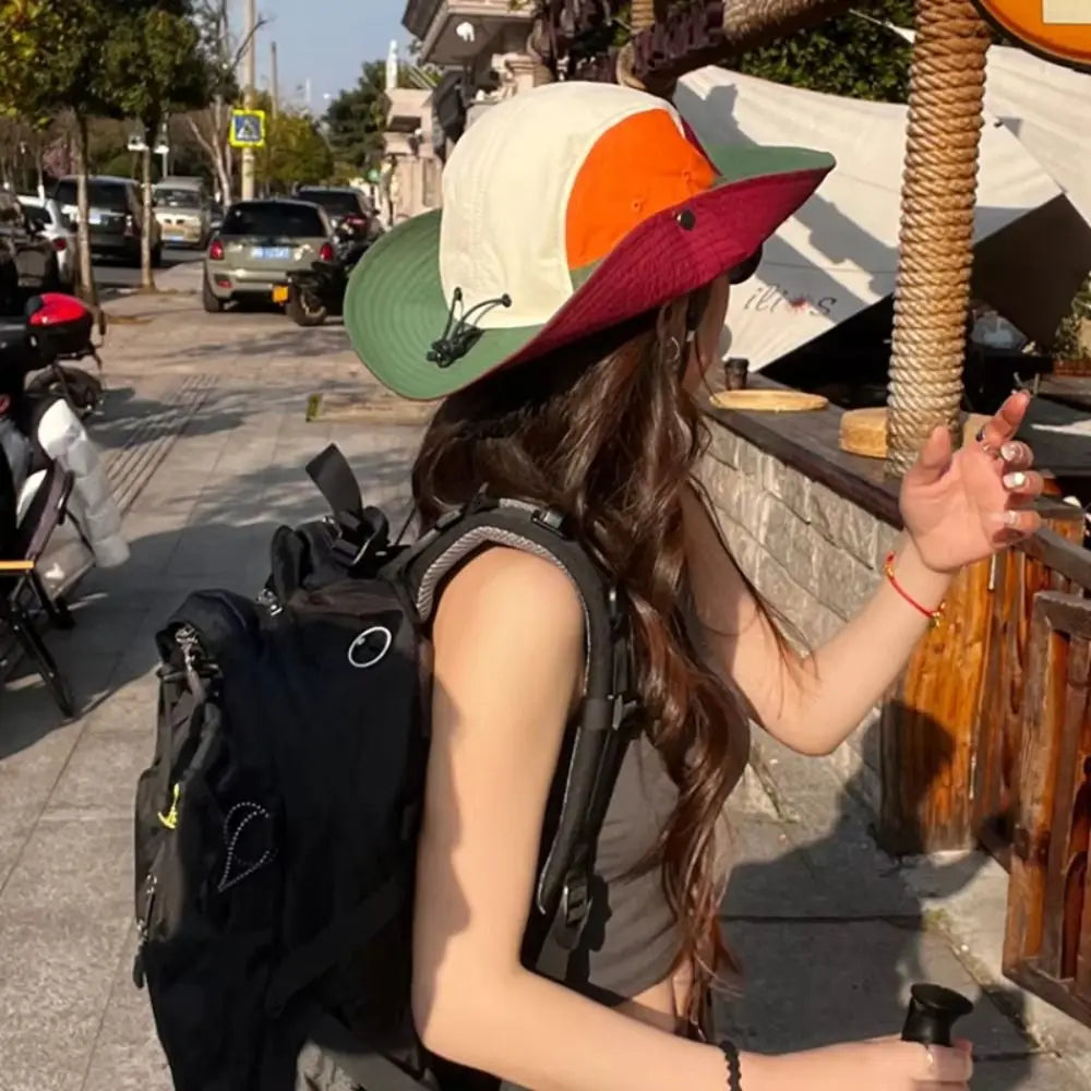 UPF50+ UV Protection Bucket Hat – Breathable Quick-Dry Hiking & Camping Hat