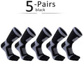 GymForce 5 Pairs Toe Socks – 5 Finger Compression Sports Socks