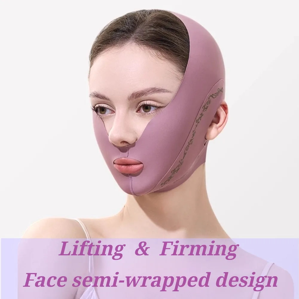 Upgraded V-Line Face Slimming Bandage – Chin & Jawline Support Strap