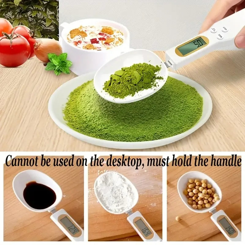 2 Pcs Digital Measuring Spoon Scale 0.1–500g – LCD Kitchen Food Scale