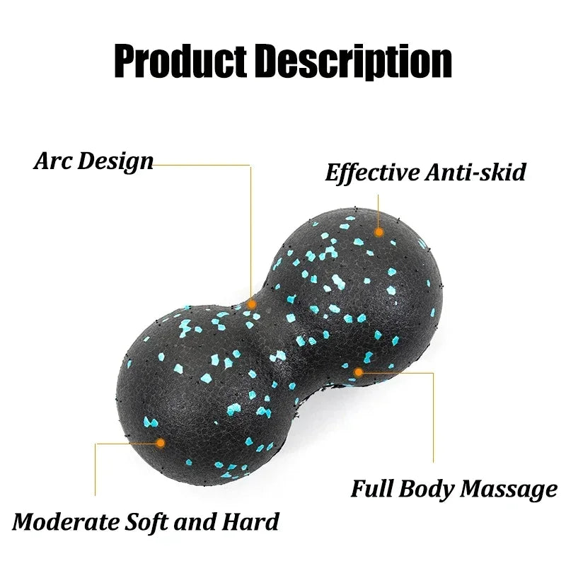 8cm Double Lacrosse Peanut Massage Ball – Muscle Relief & Myofascial Release