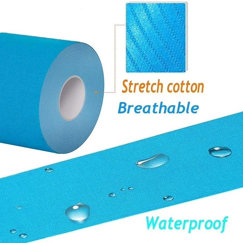 Professional Kinesiology Tape – Elastic Sports Tape for Muscle Support & Injury Prevention