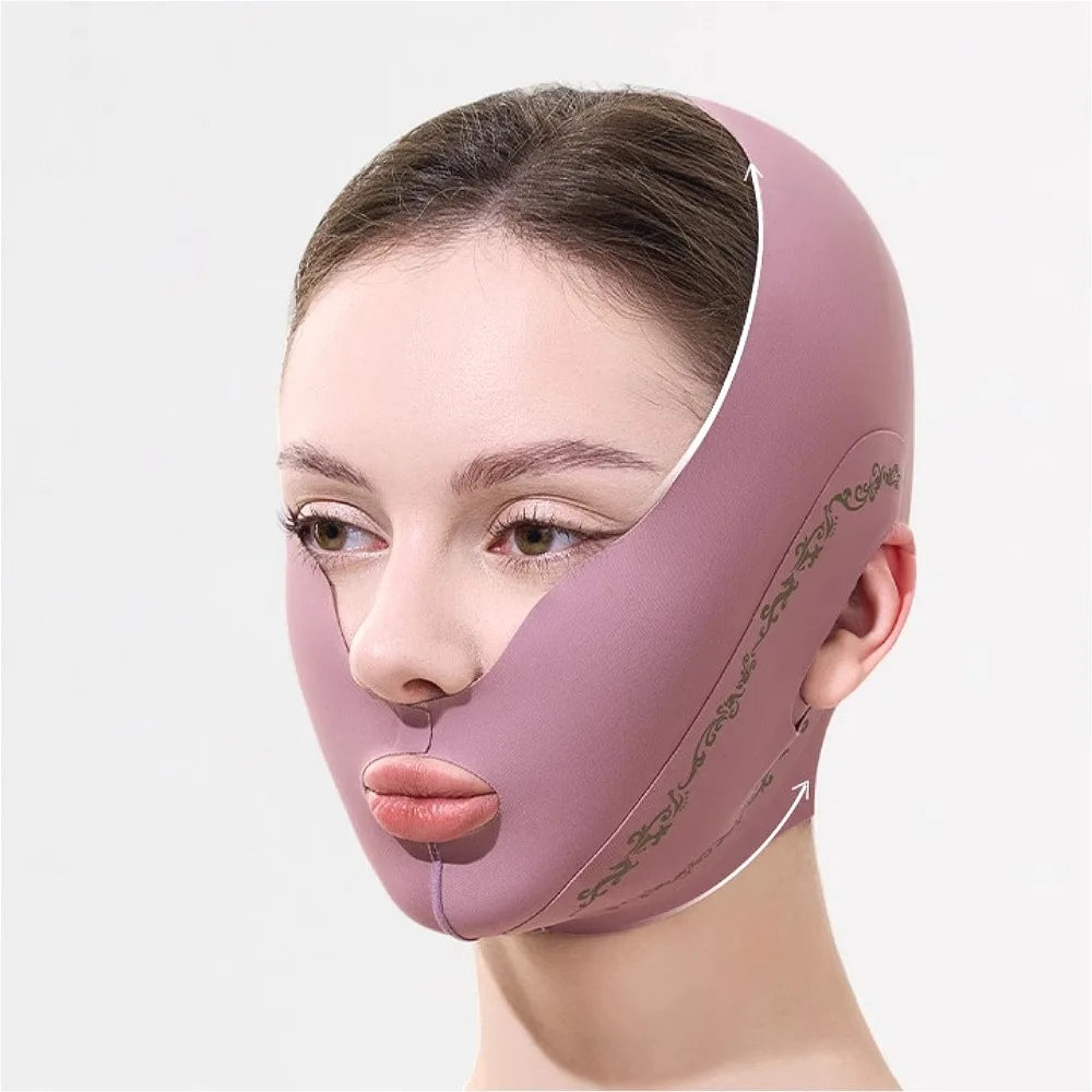 Upgraded V-Line Face Slimming Bandage – Chin & Jawline Support Strap