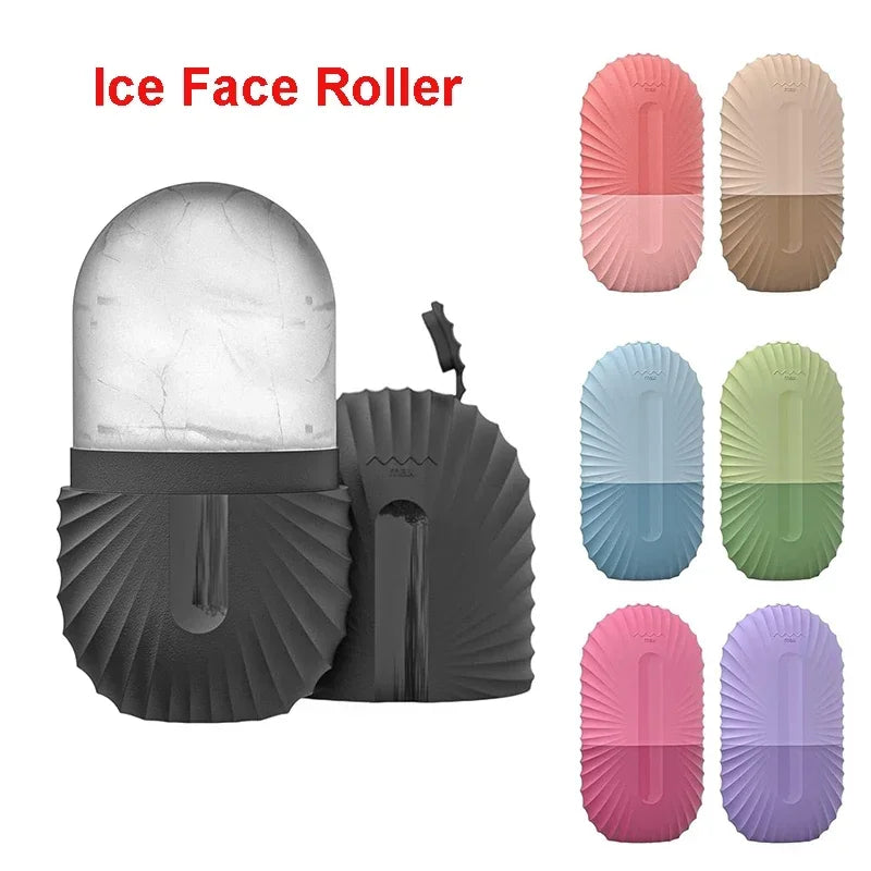 GymForce Ice Face Roller Silicone – Facial Ice Massage Tool for Puffiness & Skin Cooling