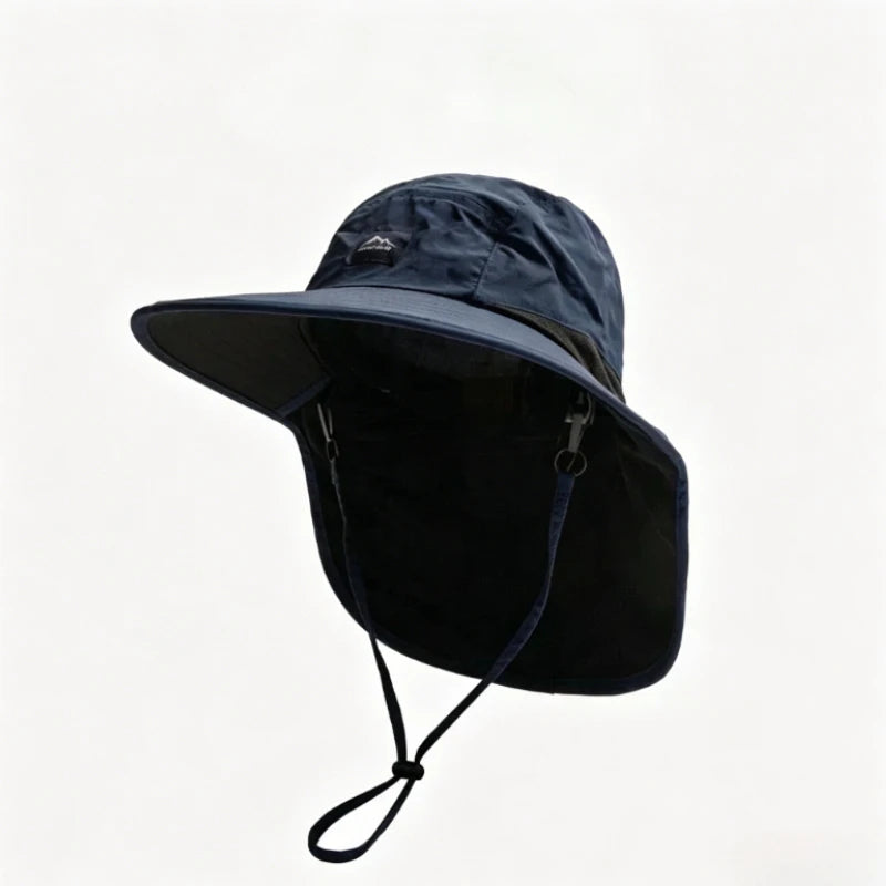 Neck Flap Fisherman Sun Hat – Outdoor UV Protection Cap