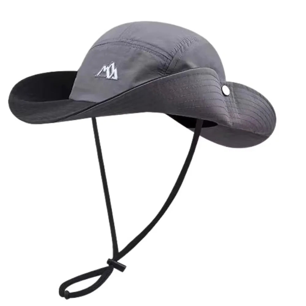UPF50+ UV Protection Bucket Hat – Breathable Quick-Dry Hiking & Camping Hat