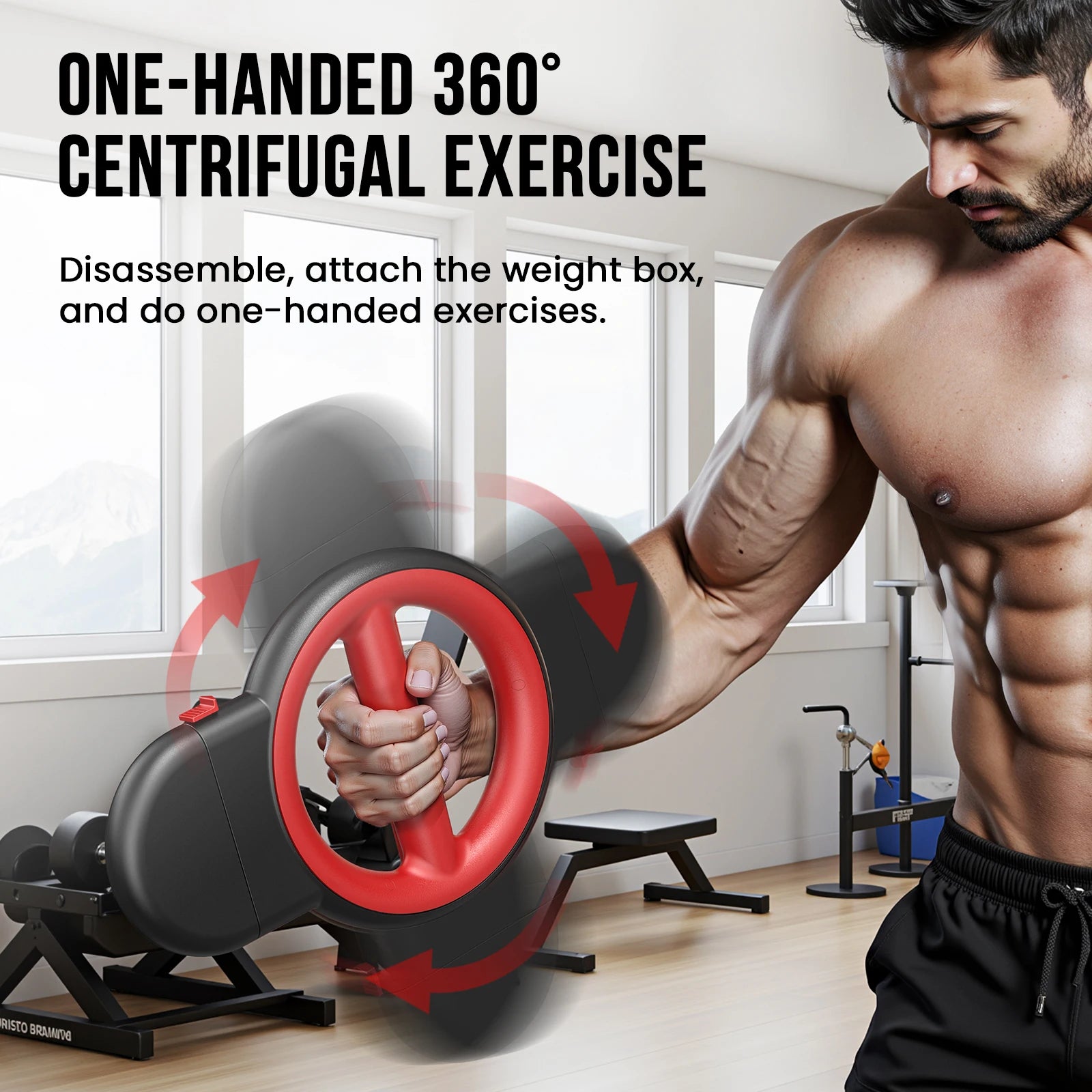 GymForce Rotator Burn Machine – Multi-Functional Arm & Shoulder Exerciser