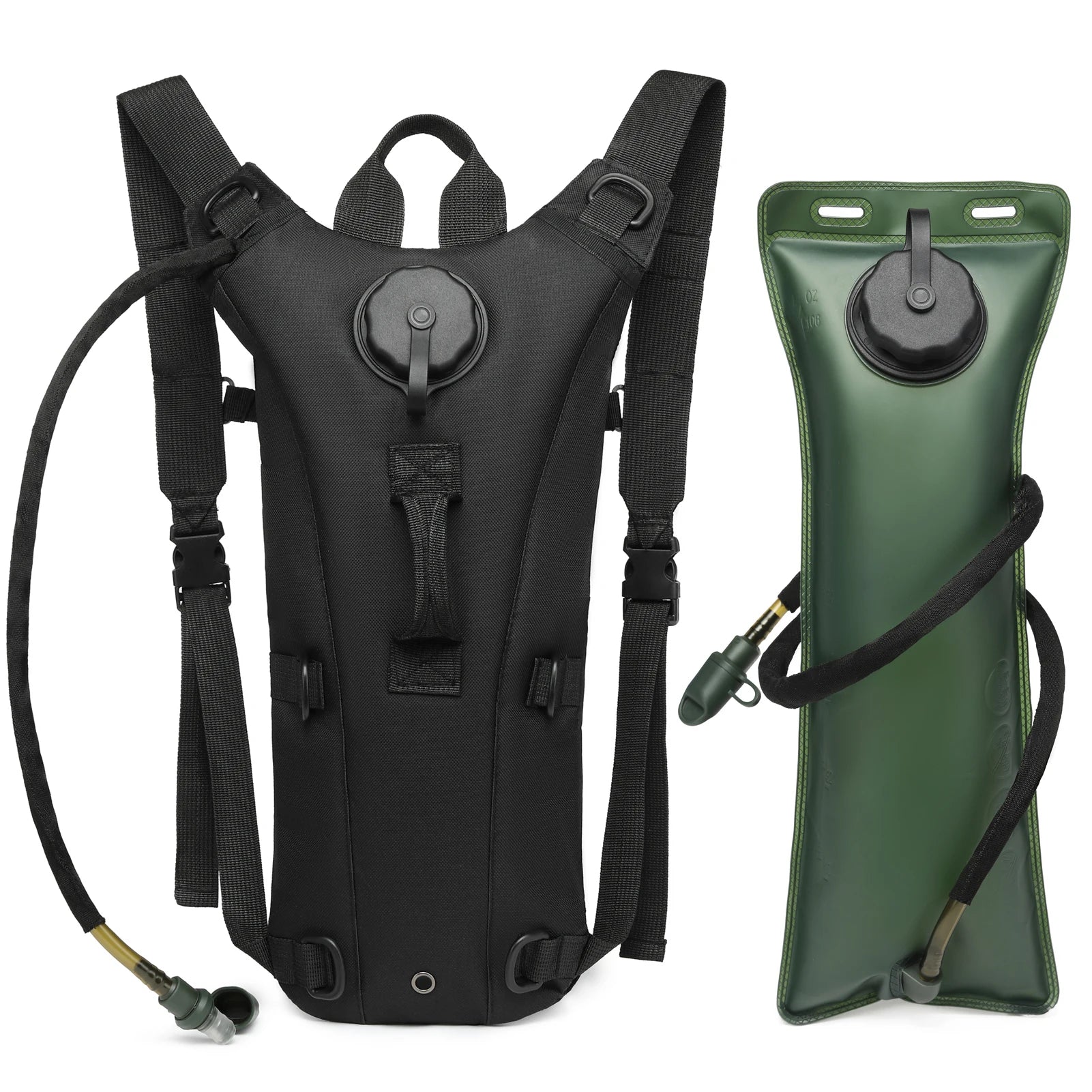 GymForce Waterproof Sport Hydration Backpack with 3 Liter Bladder