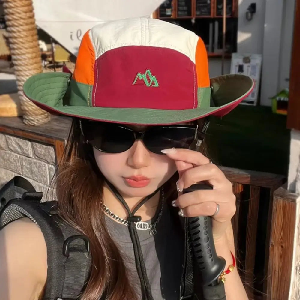 UPF50+ UV Protection Bucket Hat – Breathable Quick-Dry Hiking & Camping Hat