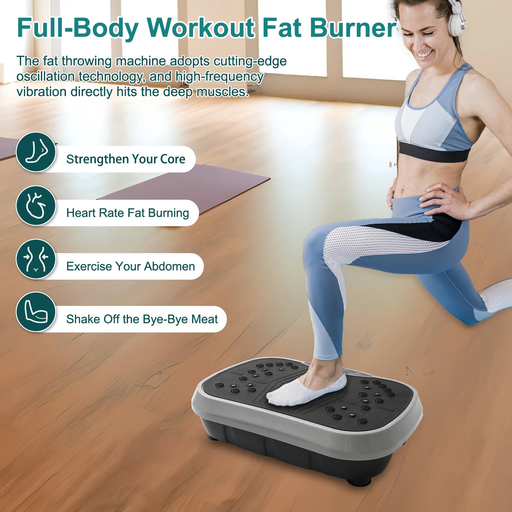 GymForce Vibration Plate Exercise Machine – Whole Body Home Workout