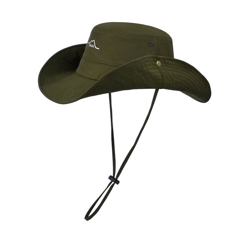 Waterproof Quick-Dry Fisherman Hat – Wide Brim Sun Protection Hat