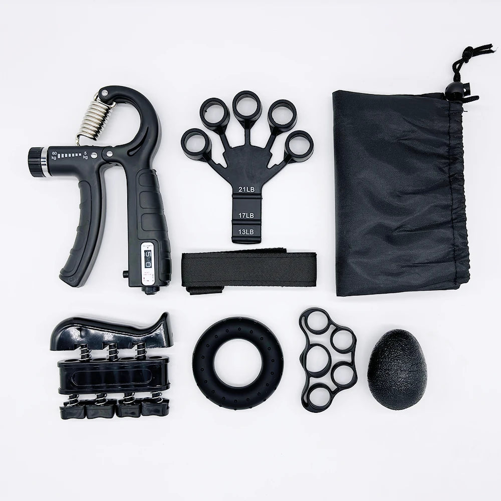 Professional Hand Gripper Kit – Forearm & Finger Strength Training Equipment