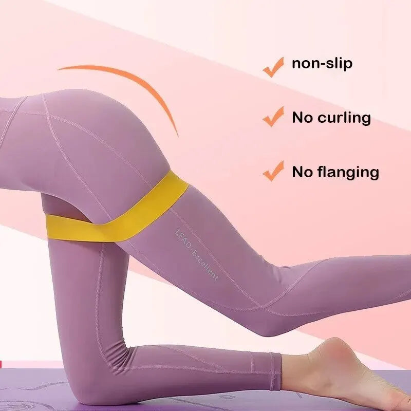 GymForce 5PCS Resistance Bands Set for Yoga & Fitness Training