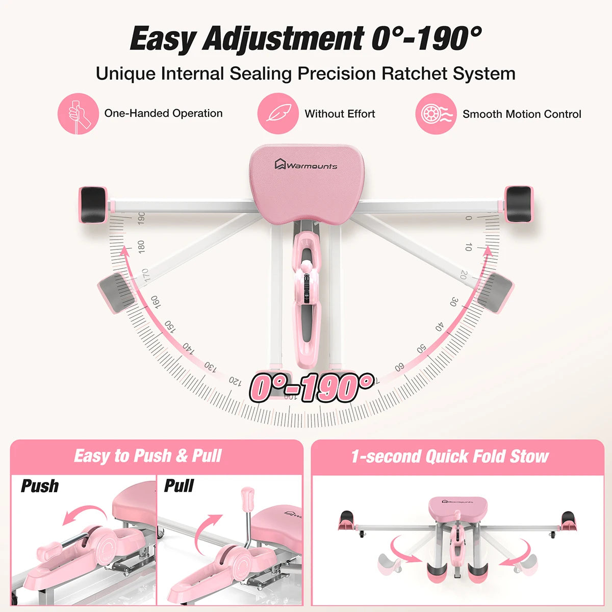 GymForce Leg Stretcher Machine – Flexibility & Leg Extension Training