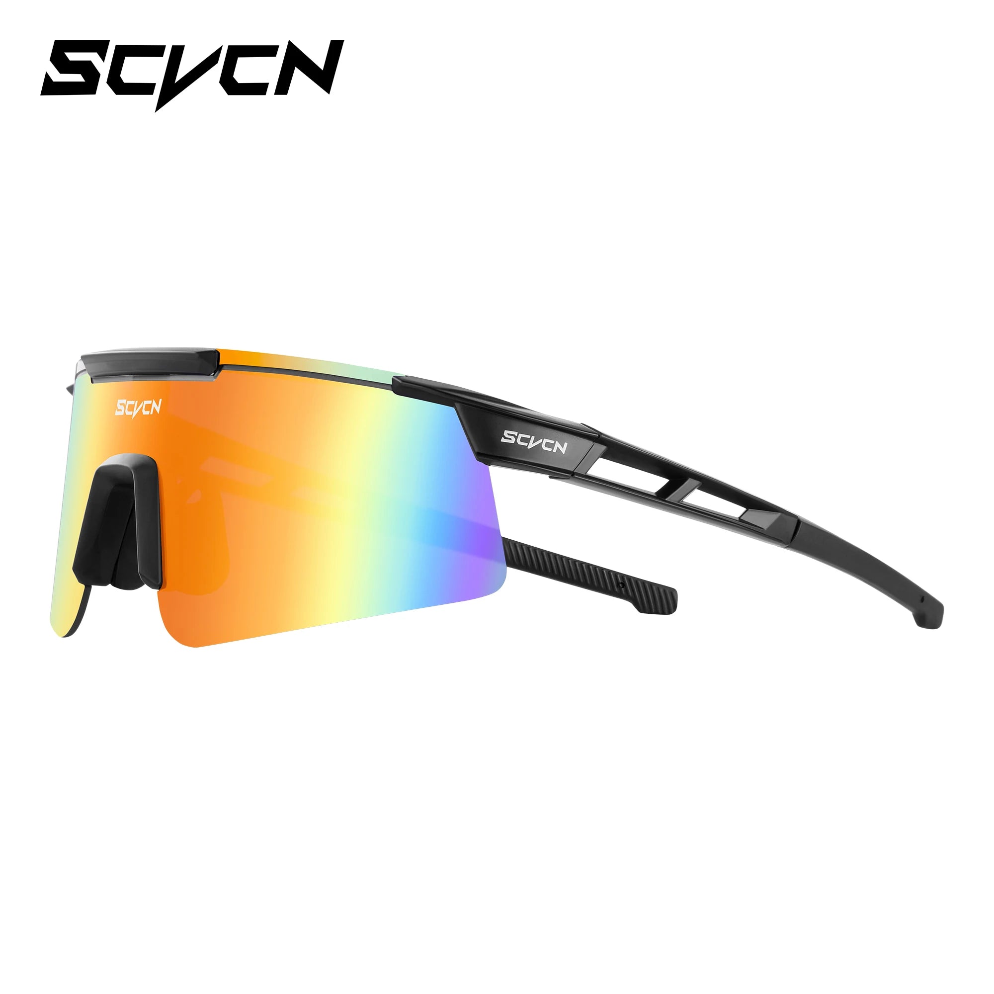 Q-Bit UV400 Sports Sunglasses | All Black Frame