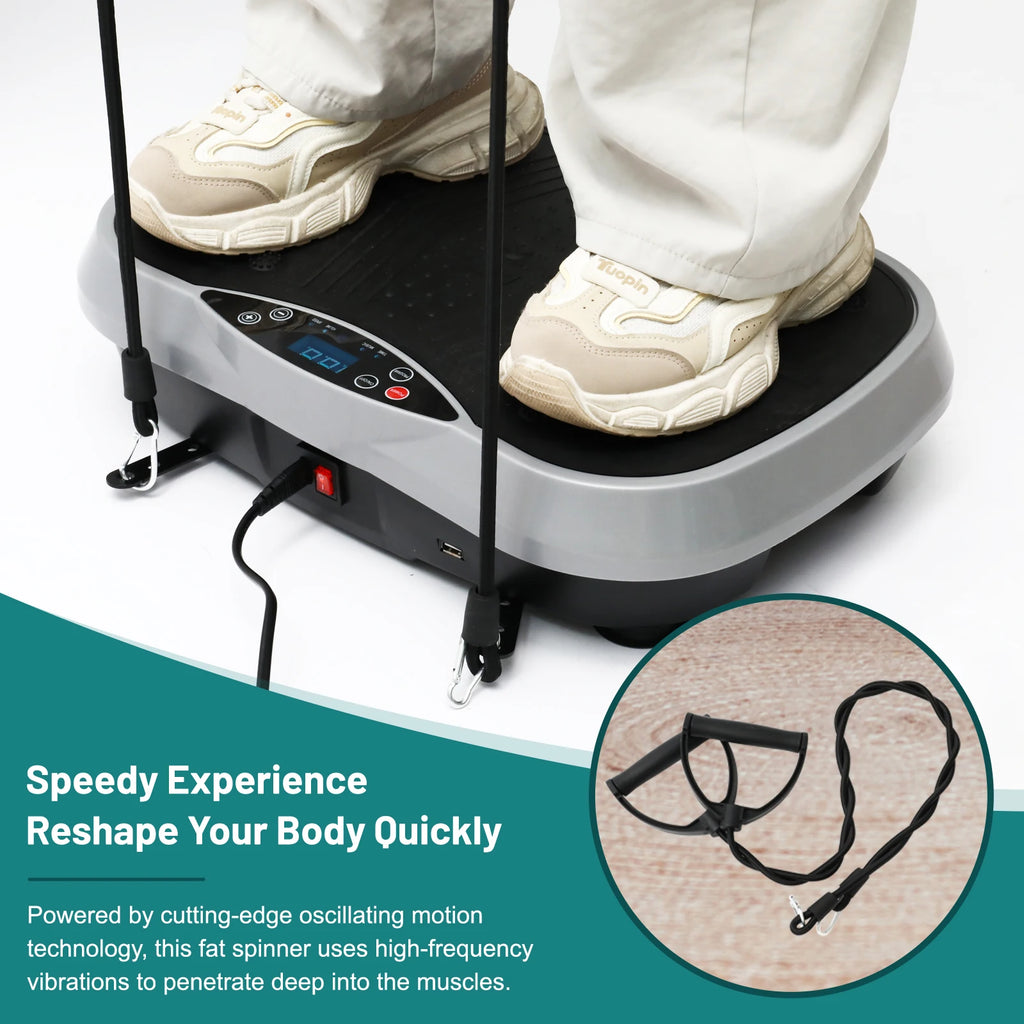 GymForce Vibration Plate Exercise Machine – Whole Body Home Workout