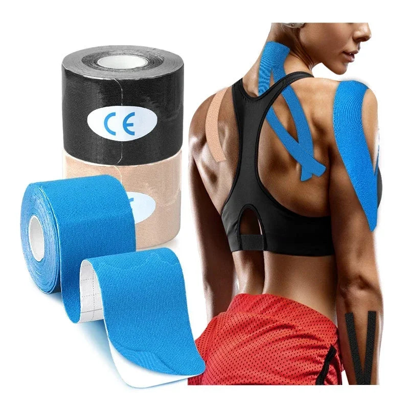 Professional Kinesiology Tape – Elastic Sports Tape for Muscle Support & Injury Prevention