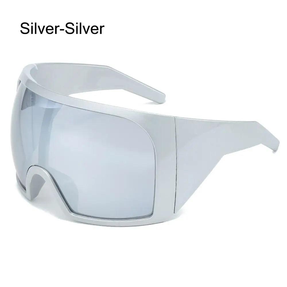 Oversized Punk One-Piece Sunglasses