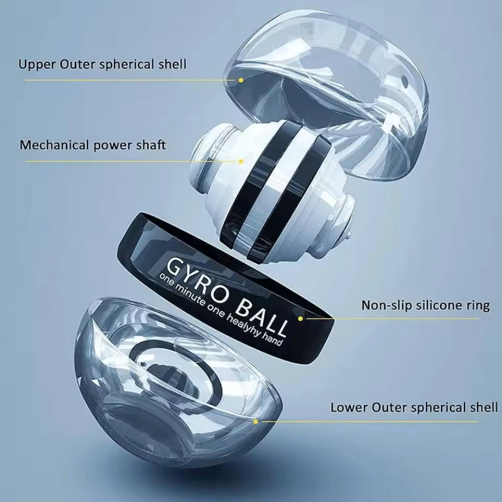 GymForce Gyro Ball Wrist Trainer – Forearm Strength Exercise Tool