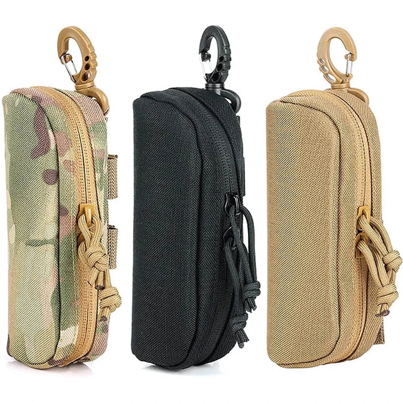 Tactical Eyeglass Case – 1000D Nylon Shockproof Sunglasses Storage Bag