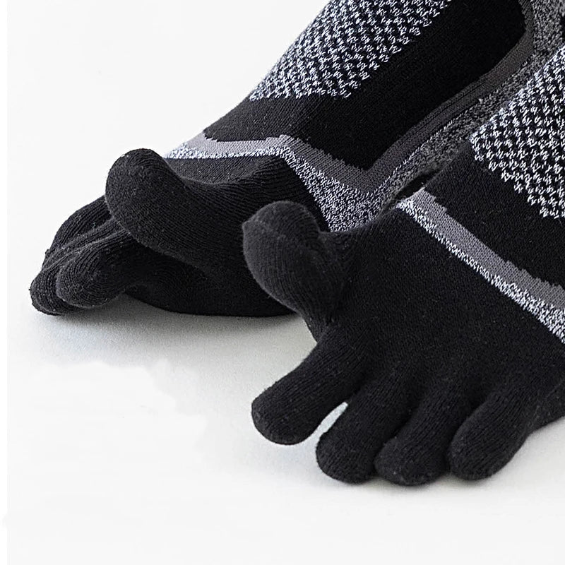 GymForce 5 Pairs Toe Socks – 5 Finger Compression Sports Socks