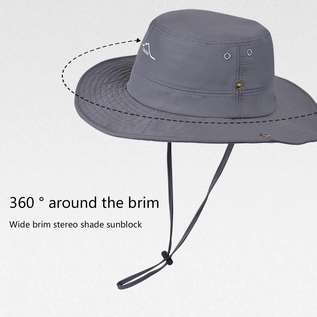 Waterproof Quick-Dry Fisherman Hat – Wide Brim Sun Protection Hat