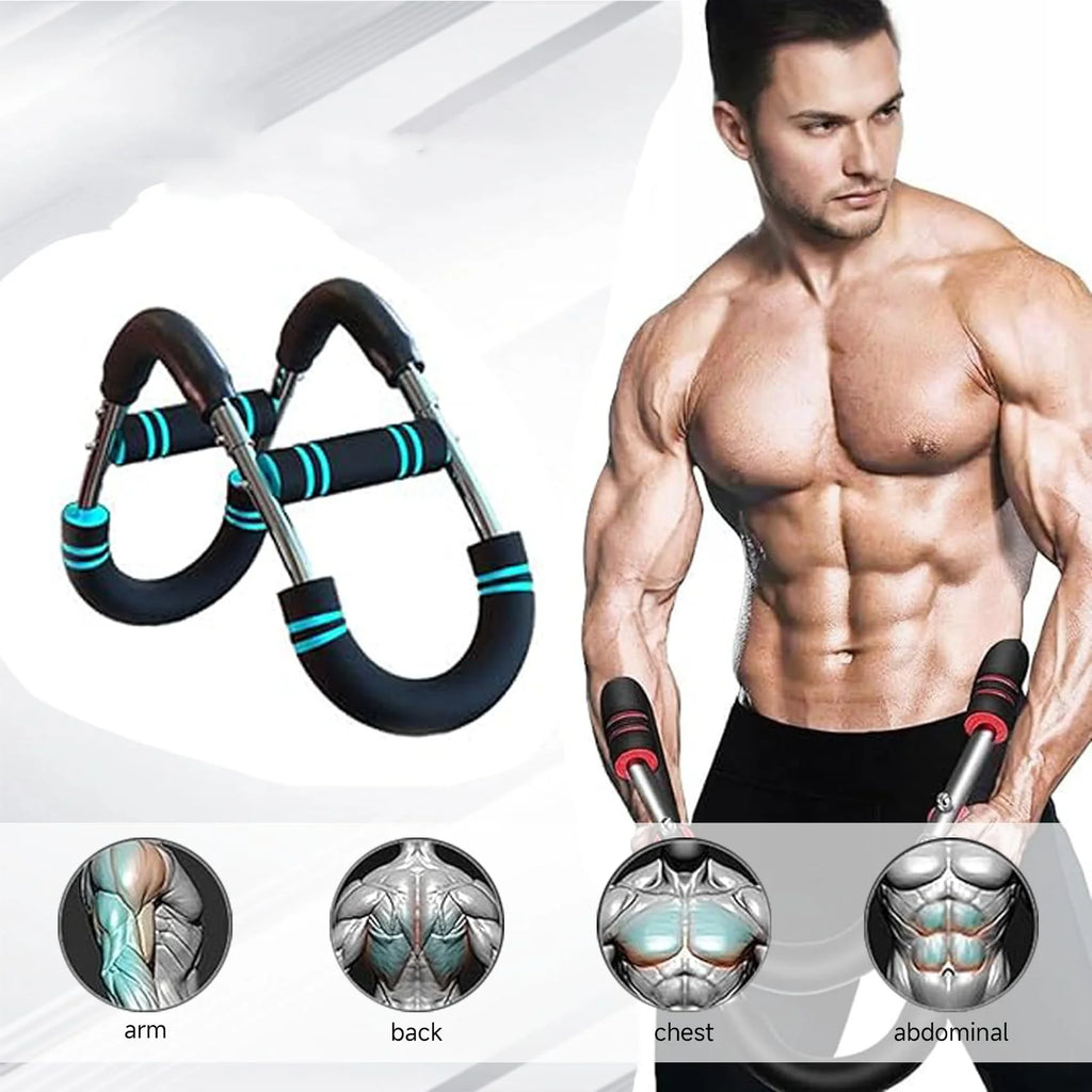 Detachable Chest Expander – Adjustable Resistance Arm Trainer for Home Workout