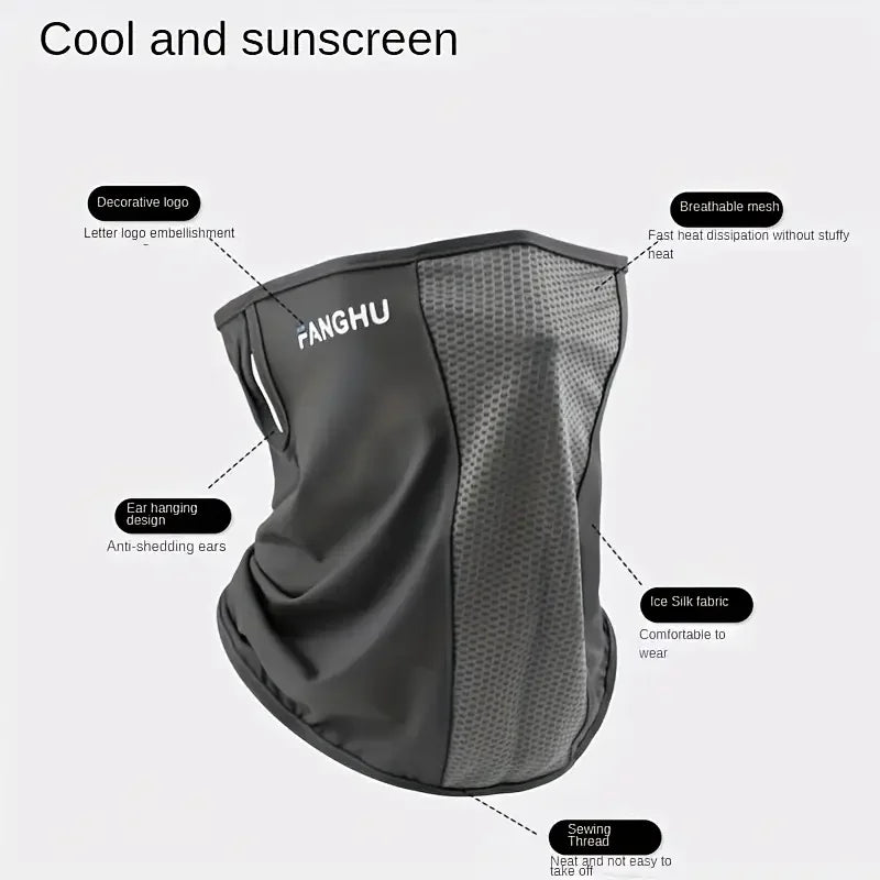 Breathable Cycling Balaclava – Lightweight Ice Silk Face & Neck Mask