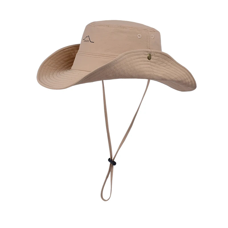 Waterproof Quick-Dry Fisherman Hat – Wide Brim Sun Protection Hat