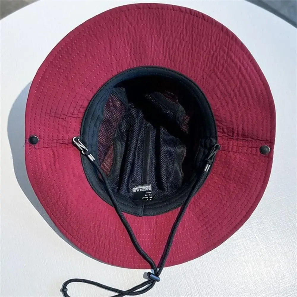 UPF50+ UV Protection Bucket Hat – Breathable Quick-Dry Hiking & Camping Hat