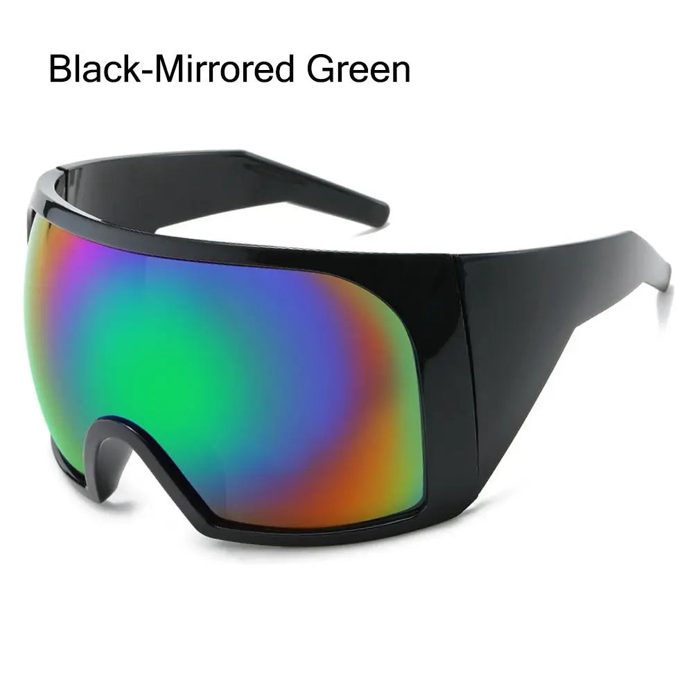Oversized Punk One-Piece Sunglasses