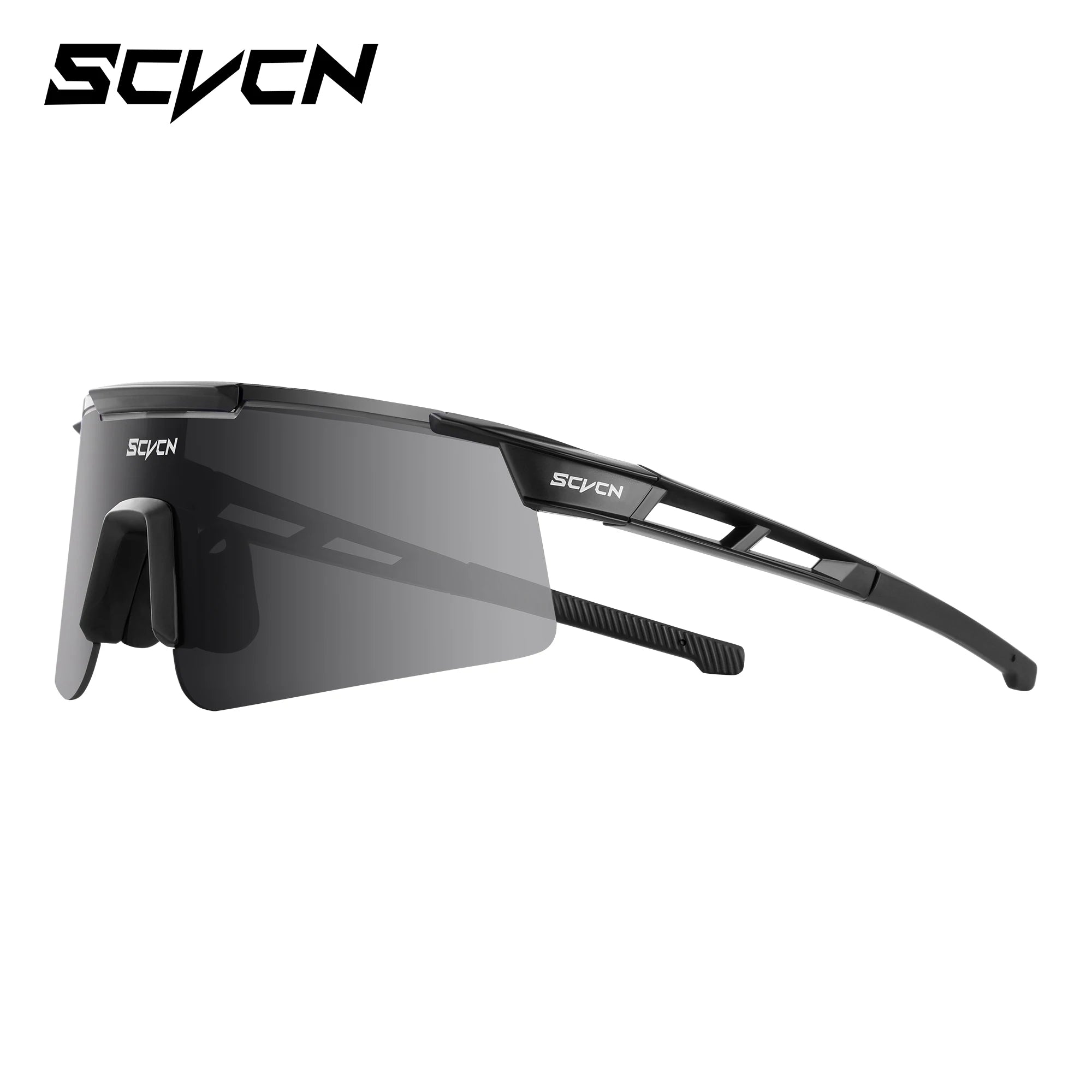 Q-Bit UV400 Sports Sunglasses | All Black
