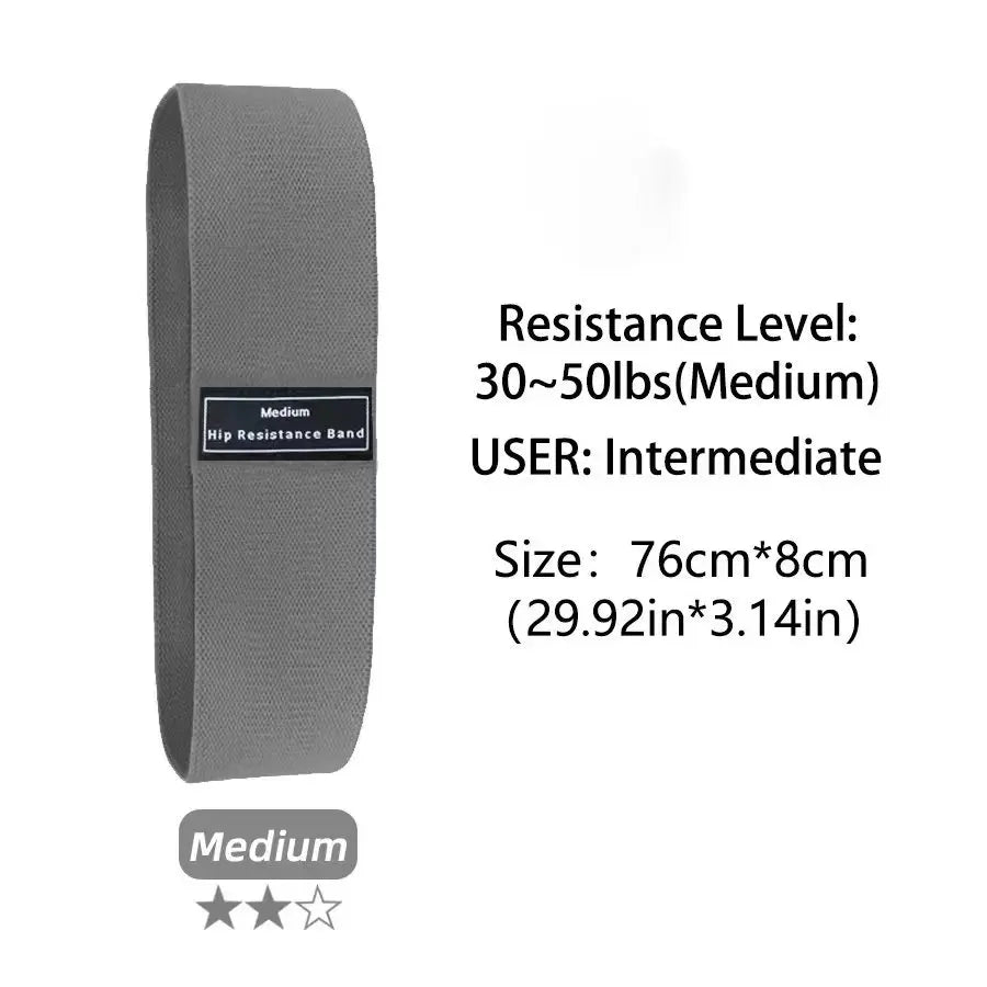 Fabric Resistance Bands for Glutes & Thighs – Hip Workout & Squat Training Loops