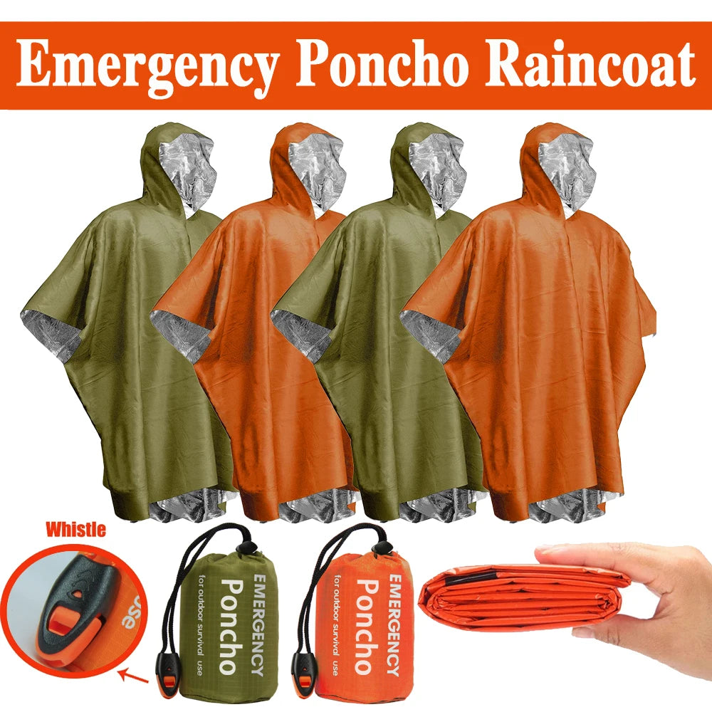 GymForce Emergency Waterproof Thermal Disposable Raincoat