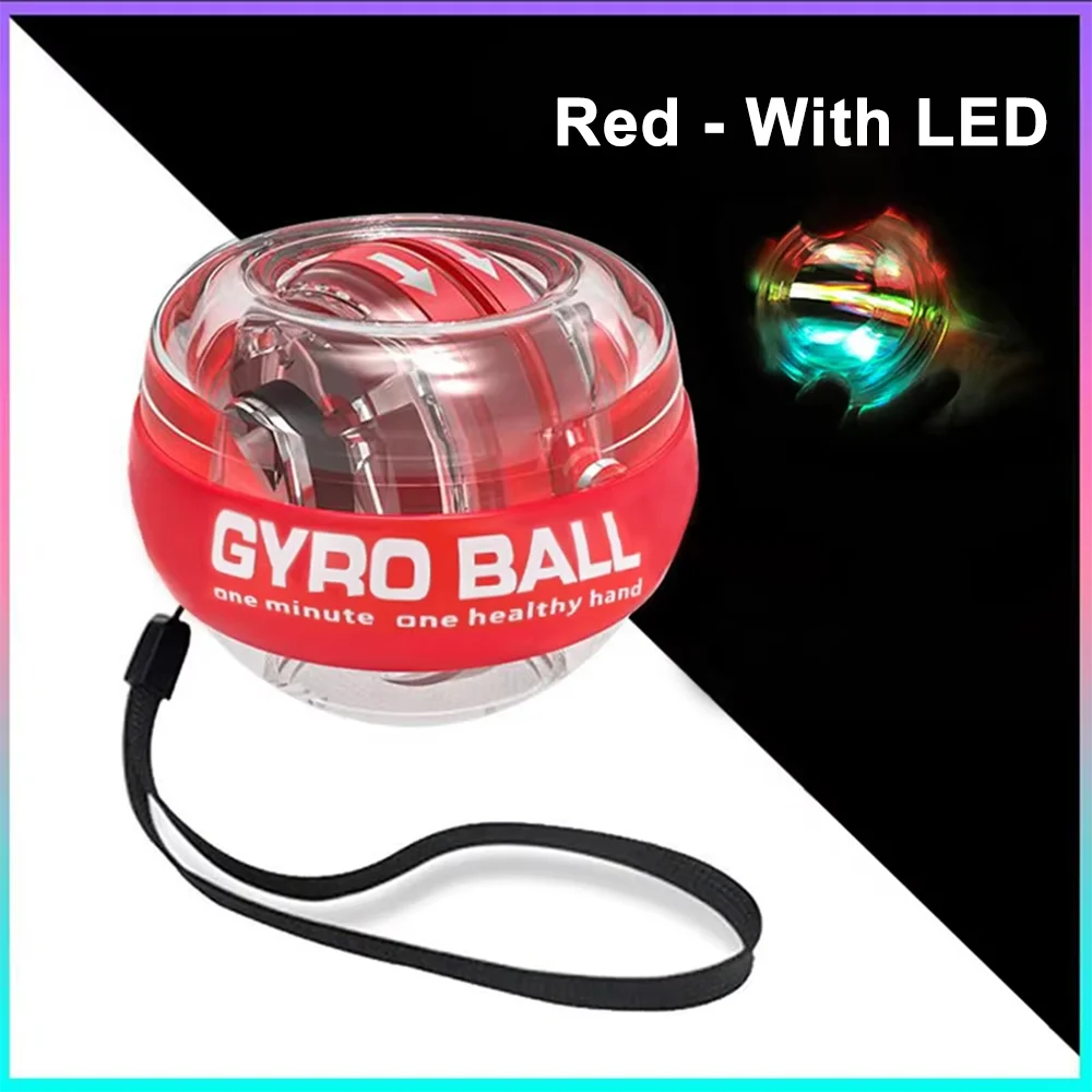 GymForce Gyro Ball Wrist Trainer – Forearm Strength Exercise Tool