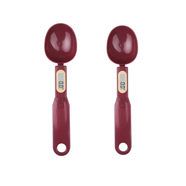 2 Pcs Digital Measuring Spoon Scale 0.1–500g – LCD Kitchen Food Scale