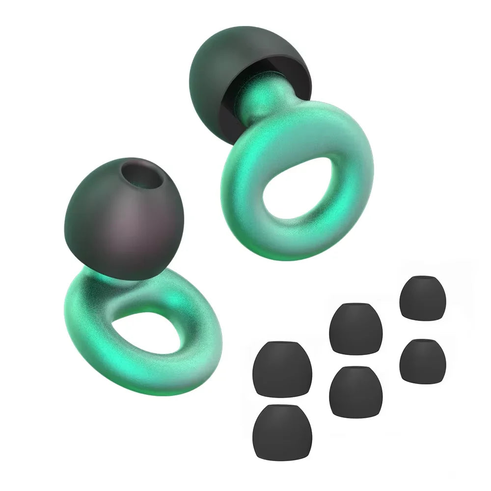 Silicone Earplugs for Swimming & Sleep – Noise Reduction & Soundproof Protection