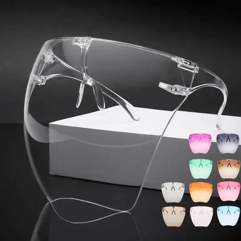 GymForce Full Face Protective Faceshield Sunglasses – UV & Wind Protection
