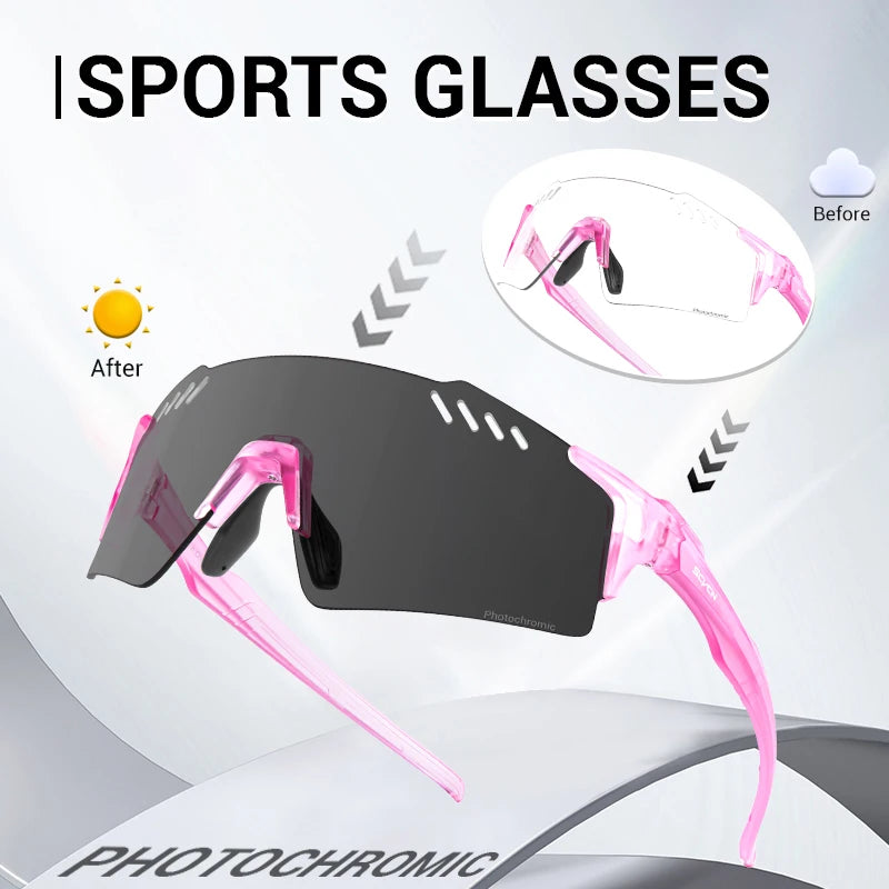 Zephyr AirGlow Photochromic Cycling Sunglasses GO-05