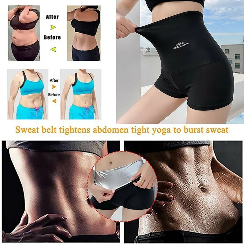 GymForce Women Sauna Sweat Pants Thermo Fat Control Legging