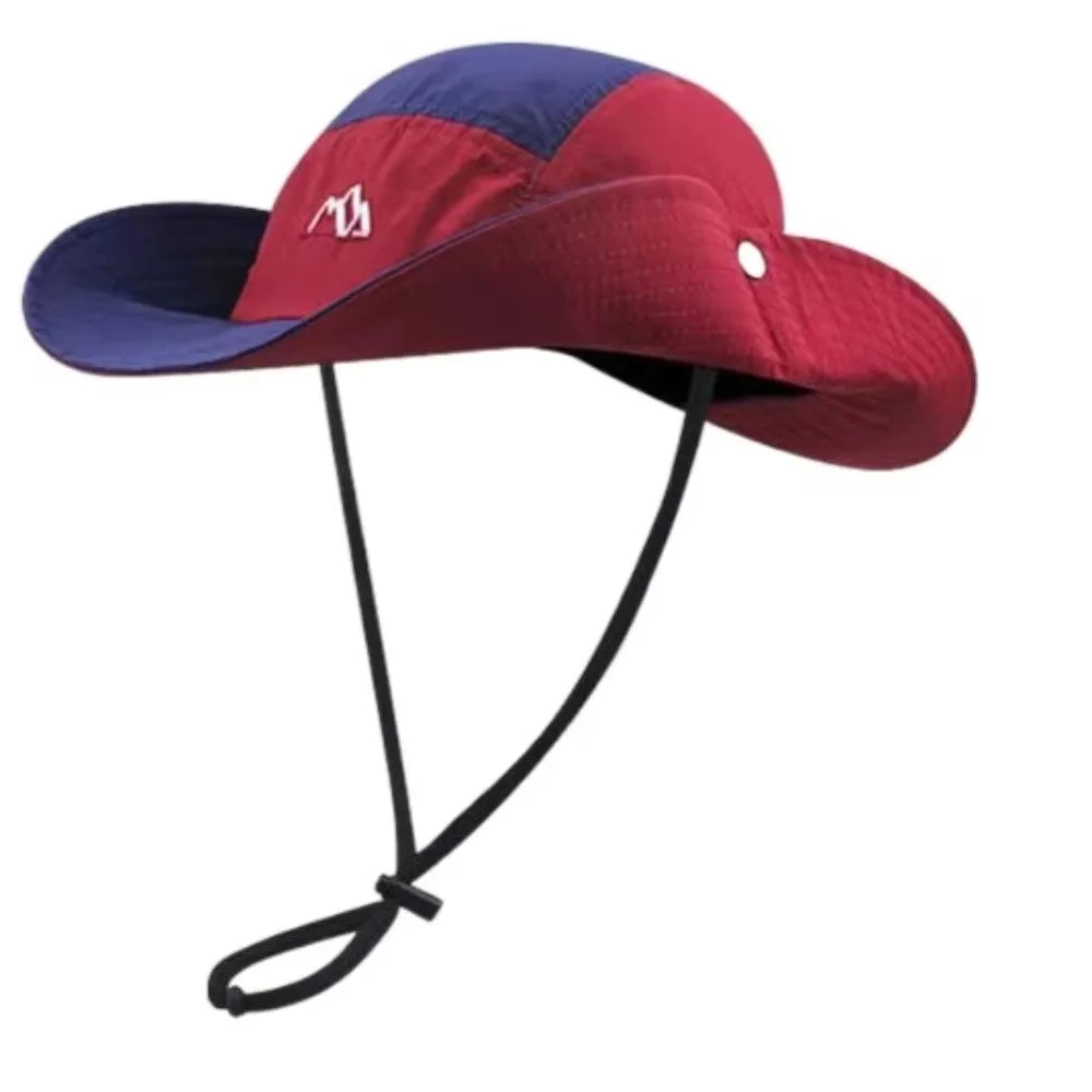 UPF50+ UV Protection Bucket Hat – Breathable Quick-Dry Hiking & Camping Hat