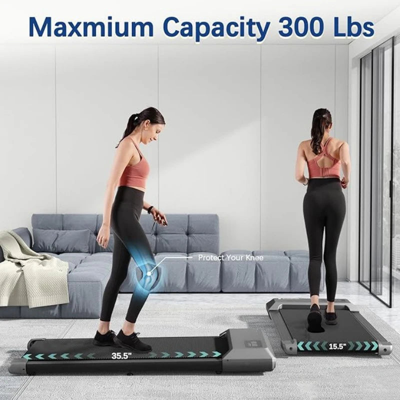 300LBS 2.5HP Folding Treadmill for Home – Walking & Running Machine with LCD Display