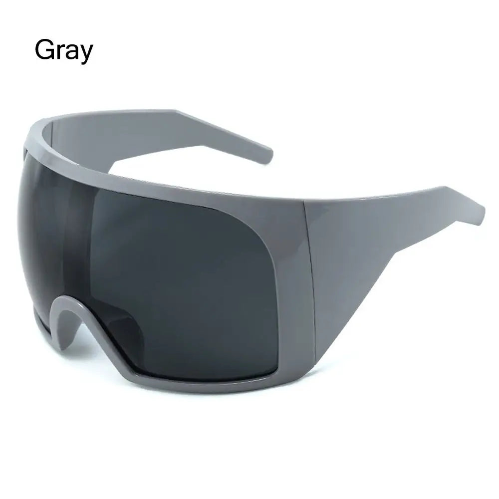Oversized Punk One-Piece Sunglasses