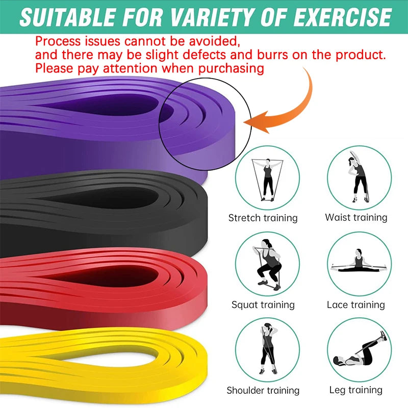 5PCS Fitness Resistance Bands Set for Strength Training & Stretching