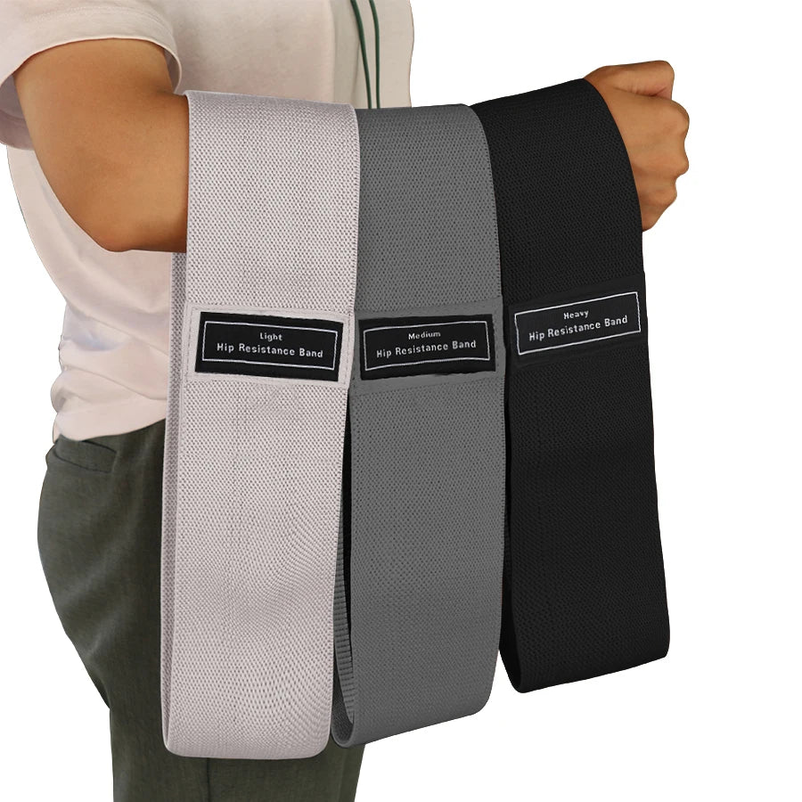 Fabric Resistance Bands for Glutes & Thighs – Hip Workout & Squat Training Loops