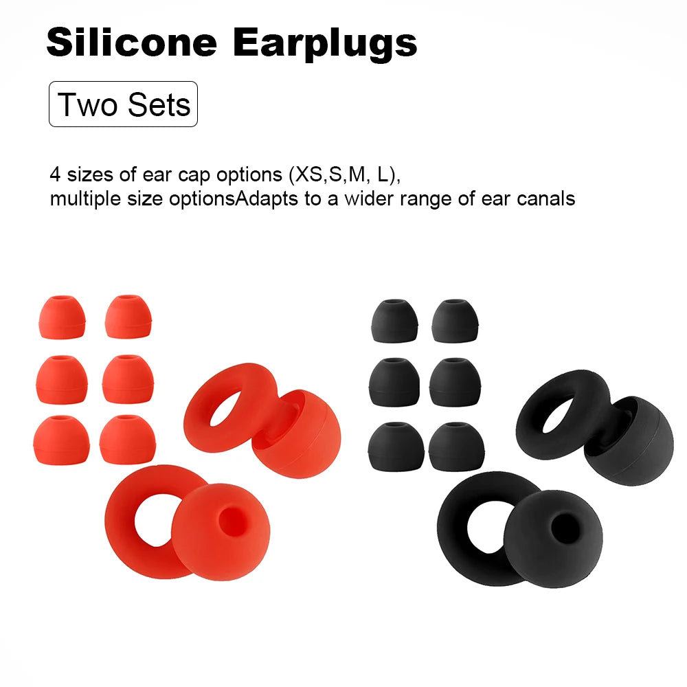 Silicone Earplugs for Swimming & Sleep – Noise Reduction & Soundproof Protection