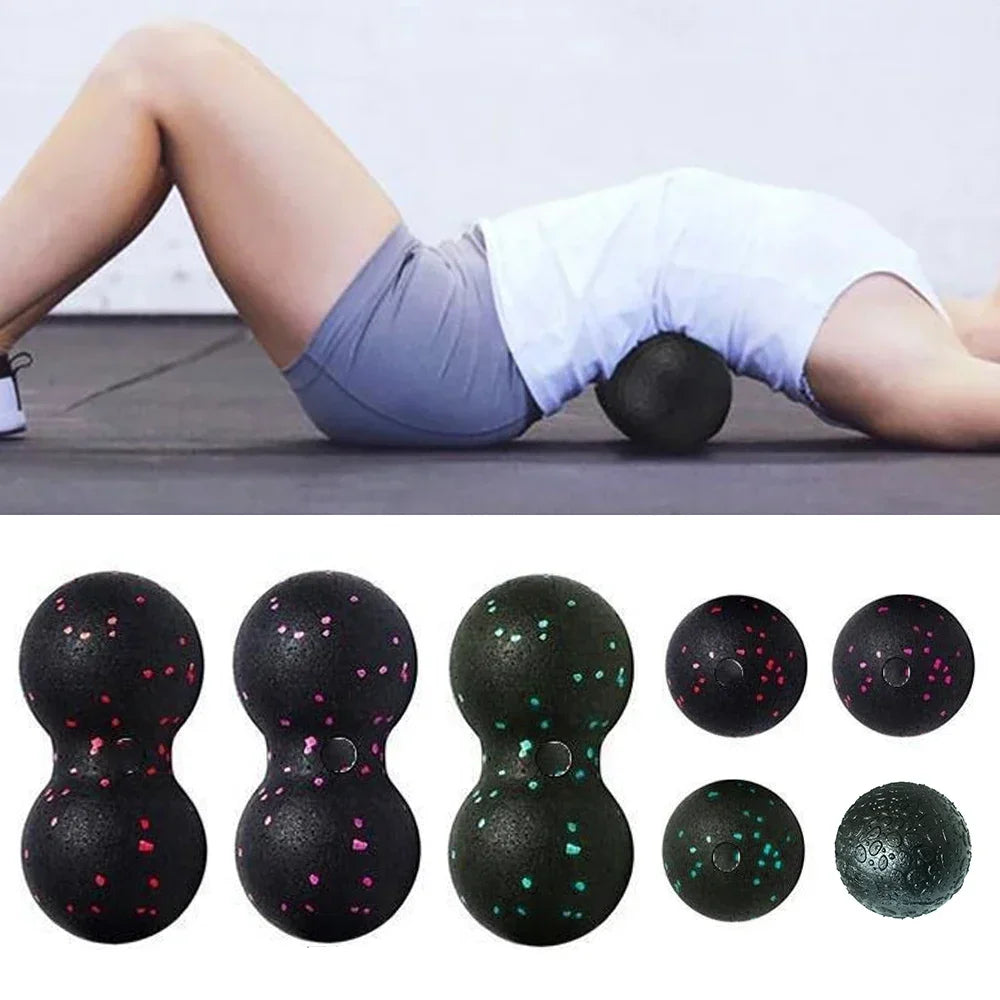 8cm Double Lacrosse Peanut Massage Ball – Muscle Relief & Myofascial Release